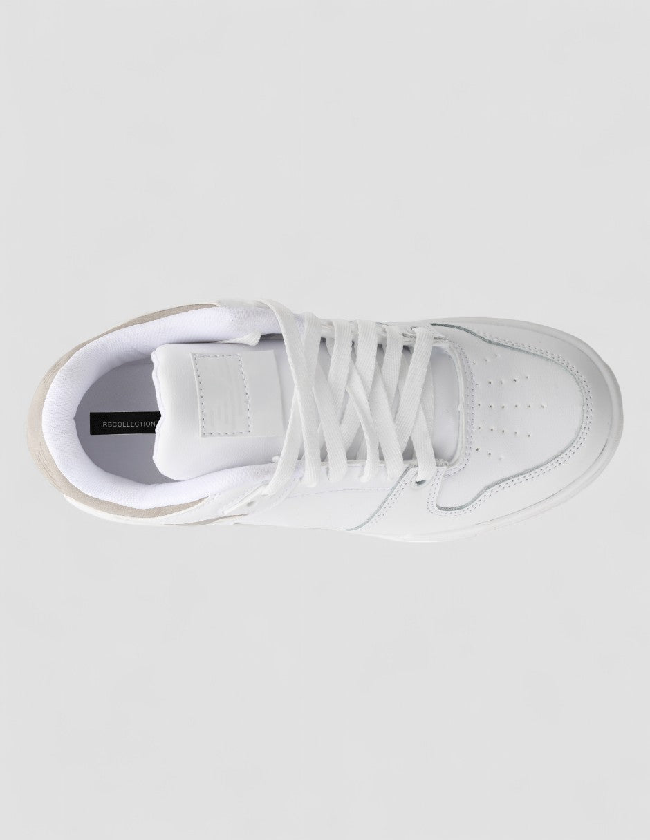 Tenis con cordones Urban Piel vegana - Blanco