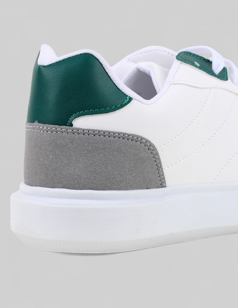 Tenis con cordones Urban en Piel vegana – Beige