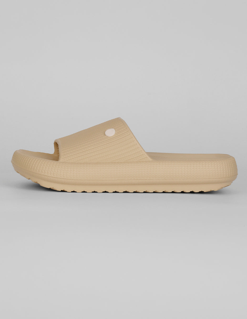 Sandalias clásicas Exterior Sintético Color Beige Para Mujer De RBBASICS
