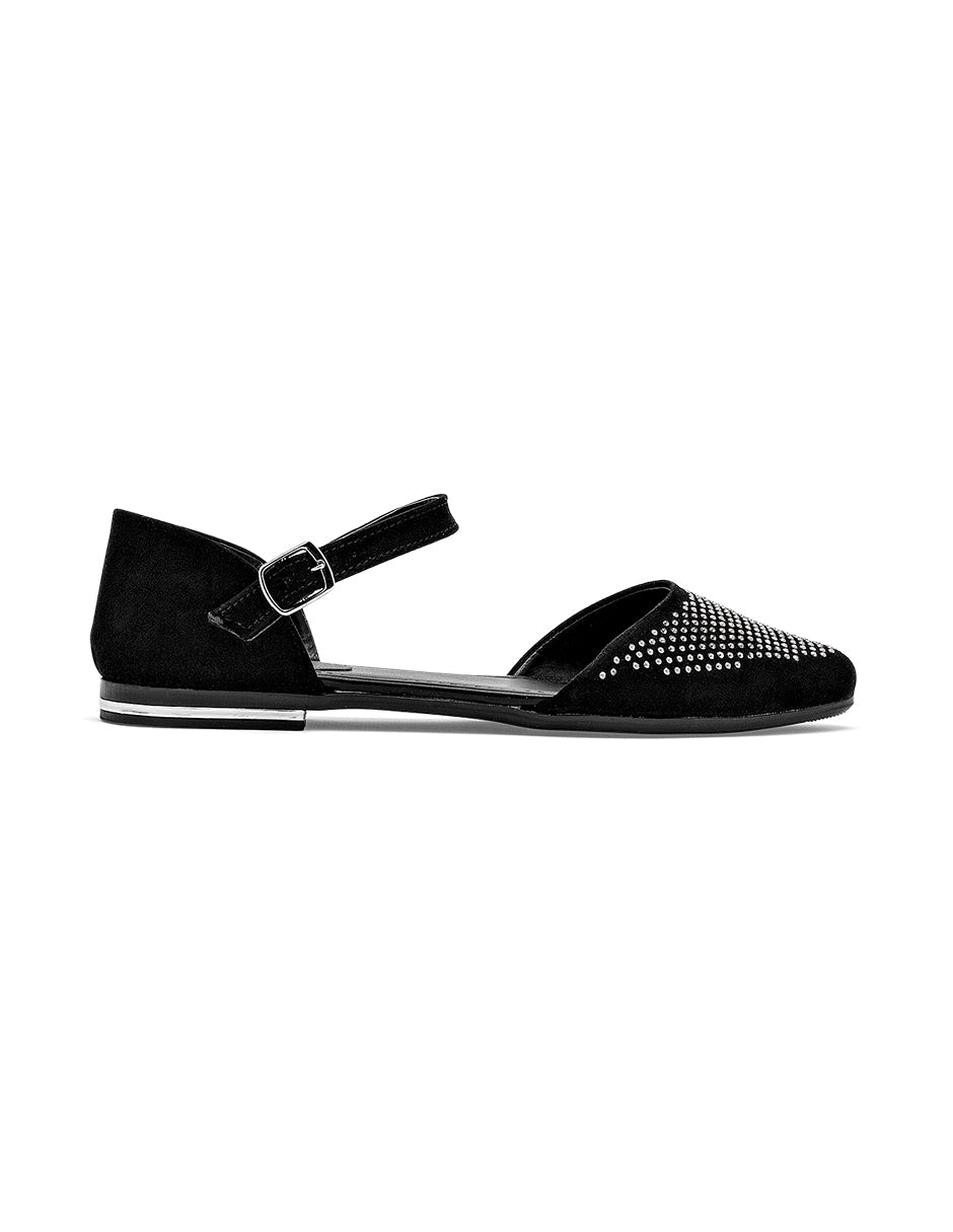 Loafers Color Negro Para Mujer De RBBASICS