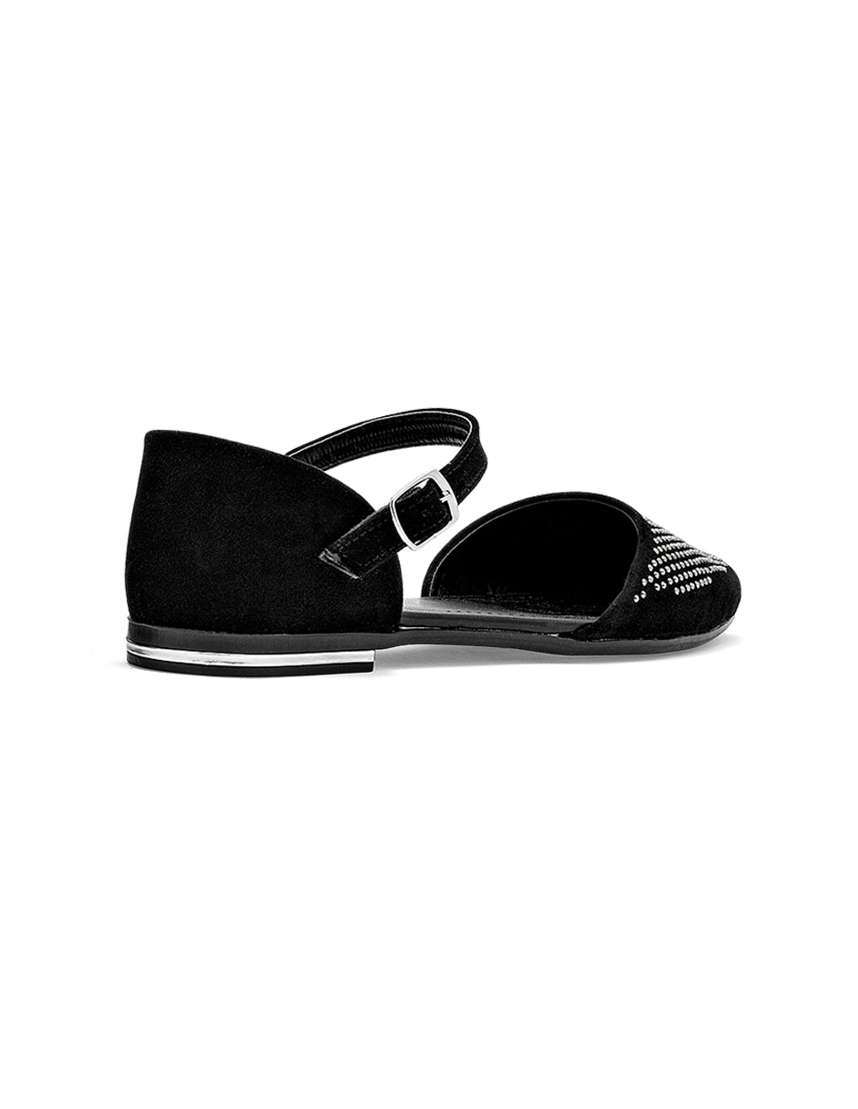 Loafers Color Negro Para Mujer De RBBASICS