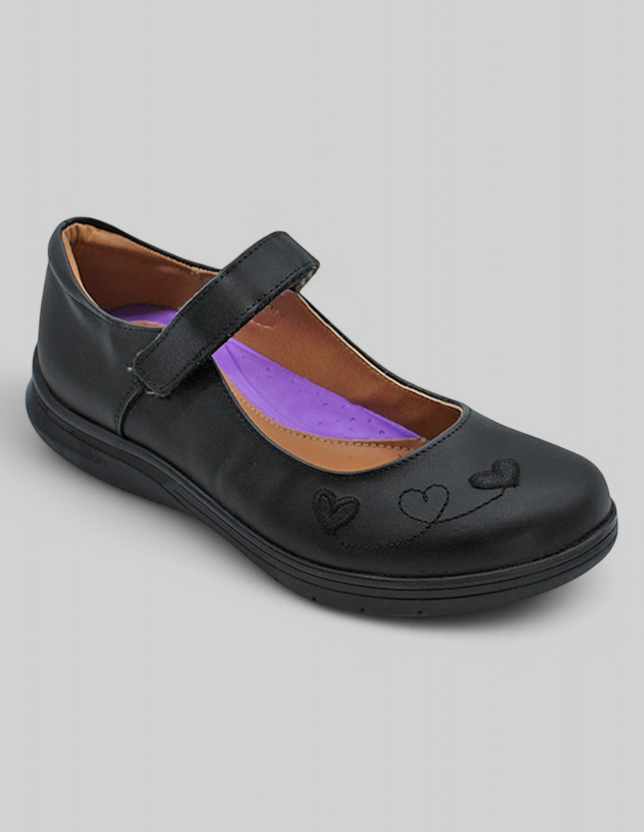 Mary Jane Exterior Piel vegana Color Negro Para Mujer De RBCOLLECTION
