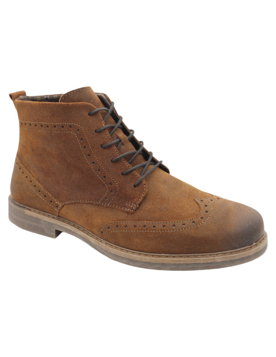 Botas casuales Exterior Gamuza Color Camel Para Hombre De RBCOLLECTION