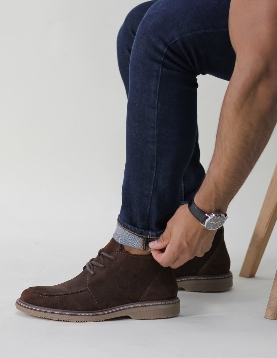 Botas casuales Handmade en  Gamuza - Café