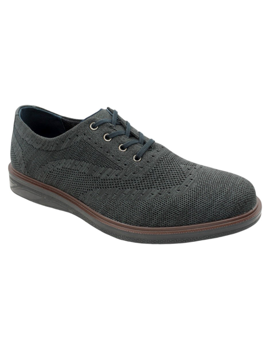 Oxfords Exterior Textil Color Negro Para Hombre De RBCOLLECTION