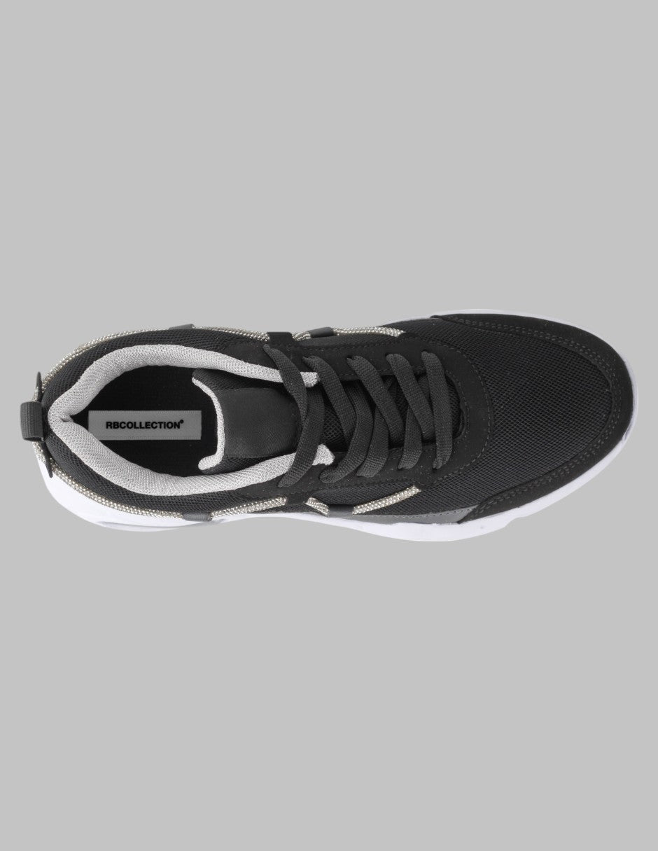 Tenis para correr Sport Textil - Negro
