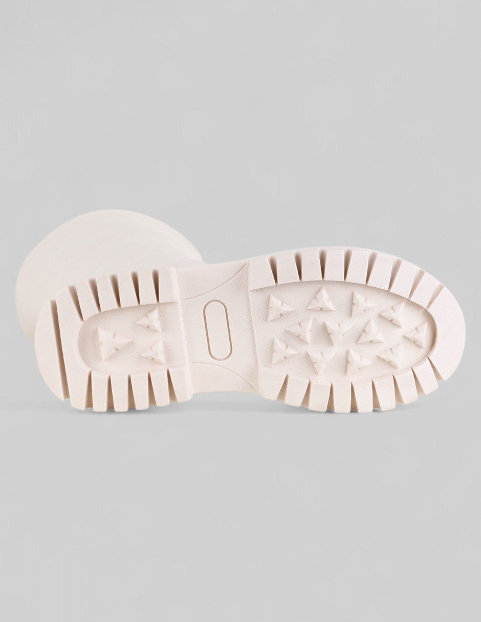 Botas altas Bosqui en Piel vegana – Beige