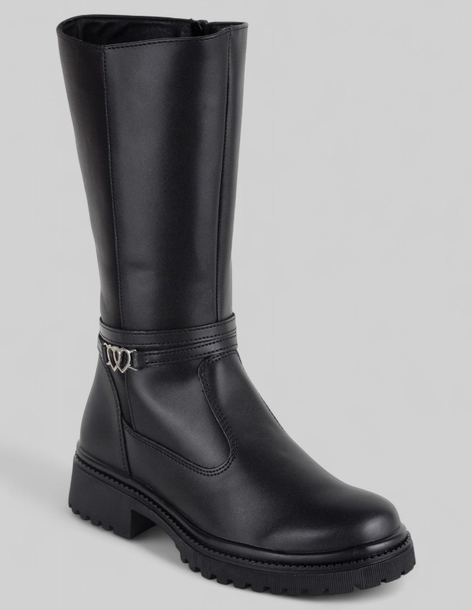 Botas altas Exterior Piel vegana Color Negro Para Mujer De RBCOLLECTION
