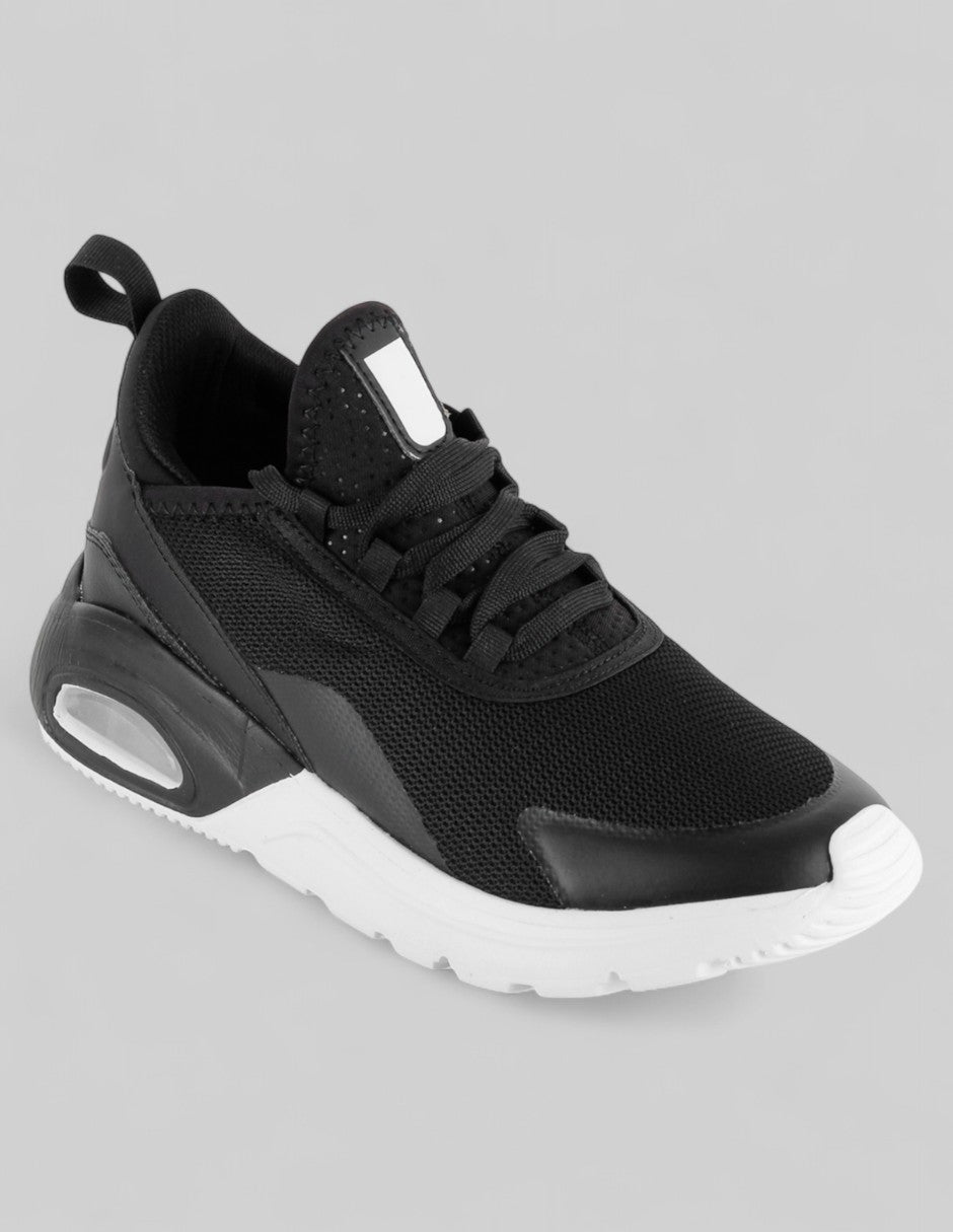 Tenis tipo Deportivo Exterior Textil Color Negro Para Mujer De RBCOLLECTION
