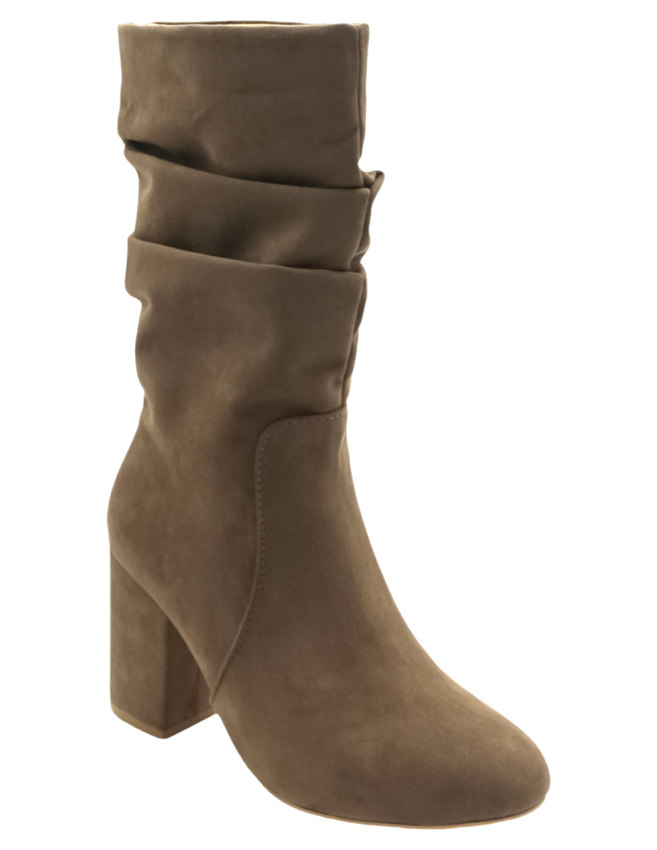 Botas altas Exterior Gamuza Color Beige Para Mujer De RBCOLLECTION