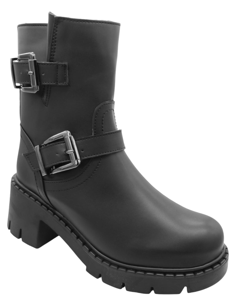 Botas casuales Exterior Piel vegana Color Negro Para Mujer De RBCOLLECTION