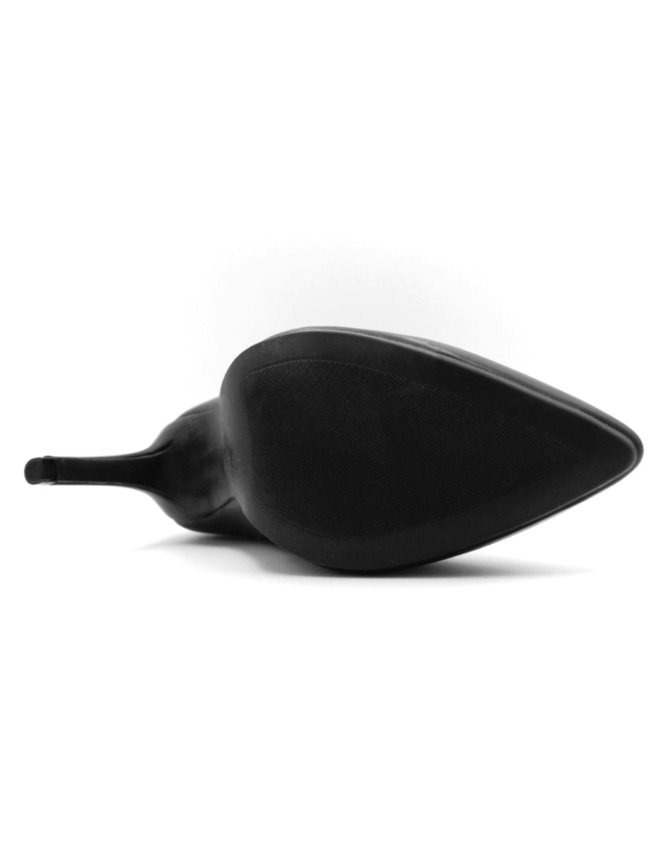 Botín con tacón Nutty en Piel vegana – Negro