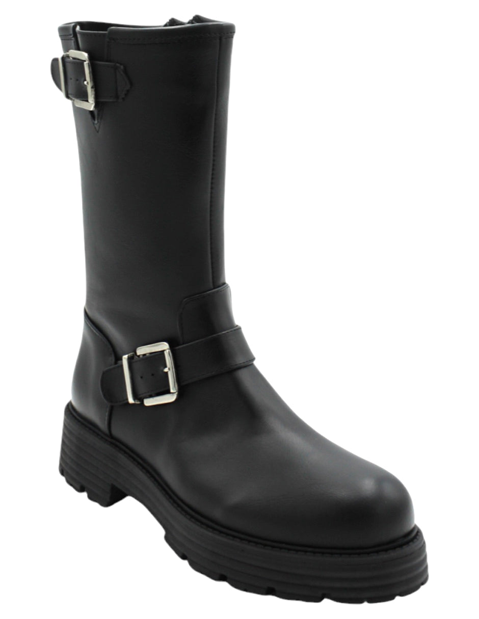 Botas altas Exterior Piel vegana Color Negro Para Mujer De RBCOLLECTION