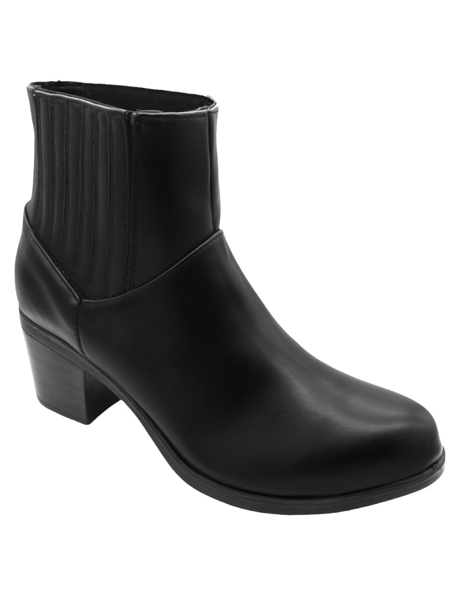 Botas tipo western Wets en Piel vegana – Negro