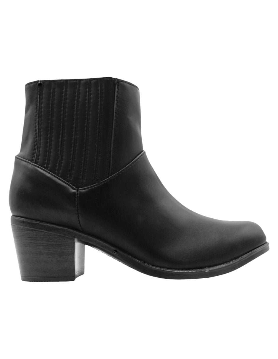 Botas tipo western Wets en Piel vegana – Negro