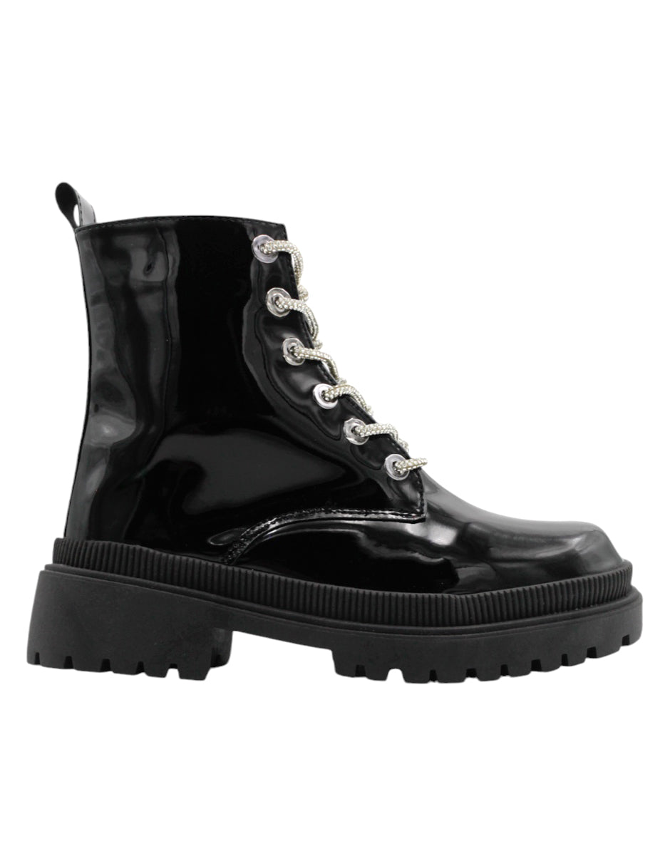 Botas casuales Melody en Charol – Negro