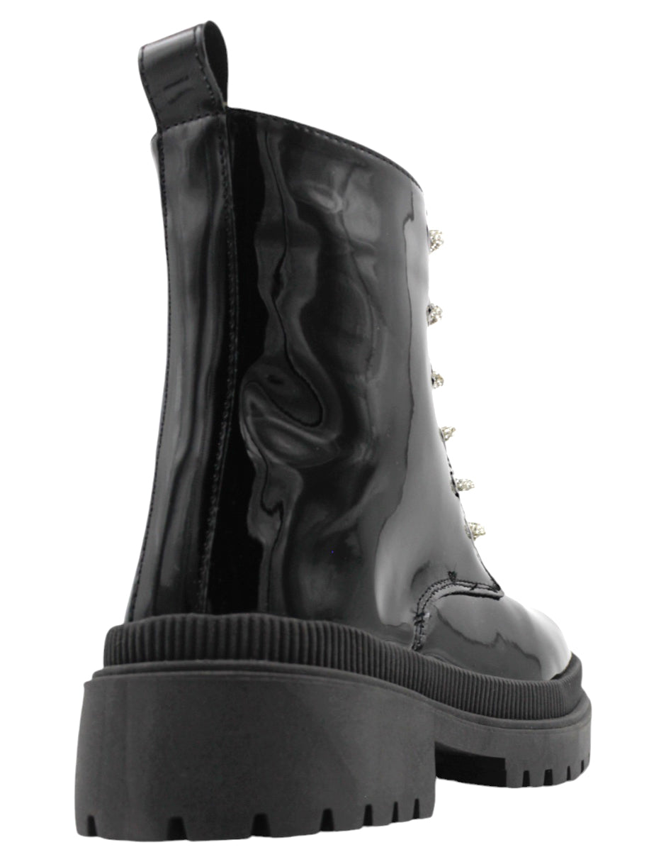Botas casuales Melody en Charol – Negro