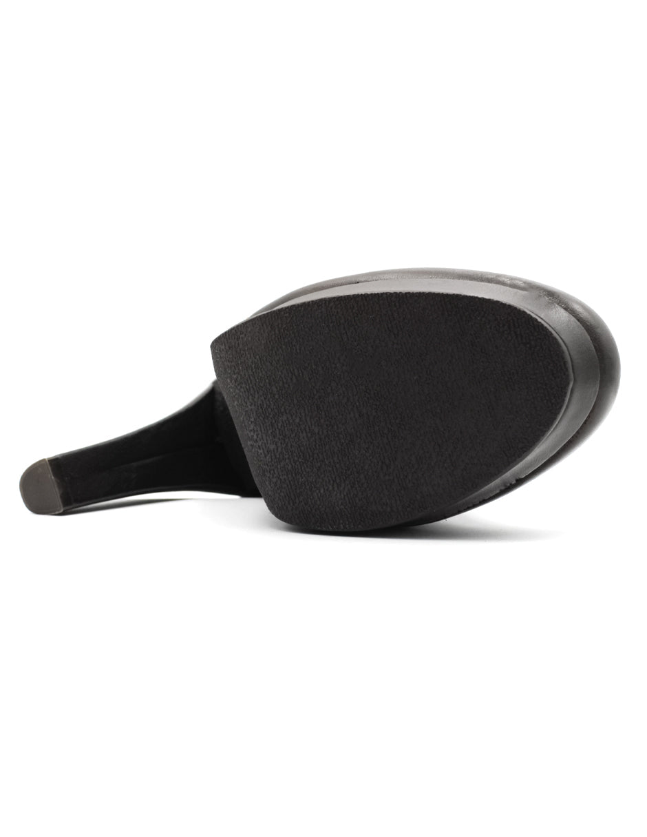 Botín con tacón HandMade en Piel vegana – Café