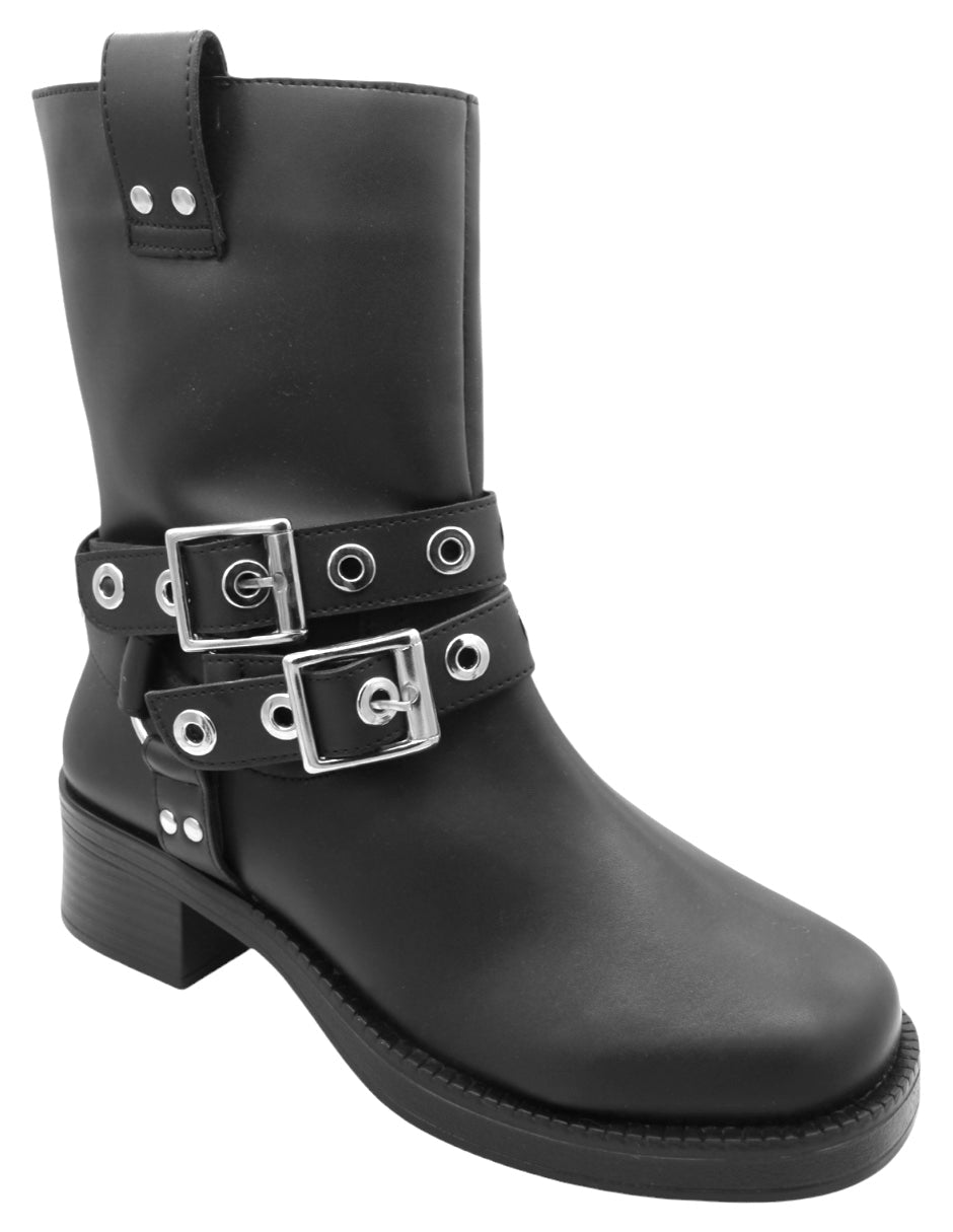 Botas casuales Exterior Piel vegana Color Negro Para Mujer De RBCOLLECTION