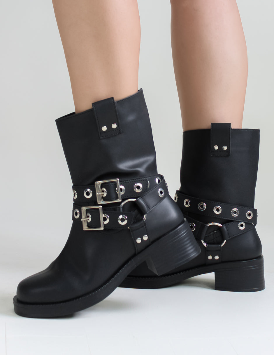 Botas casuales Bide en Piel vegana – Negro