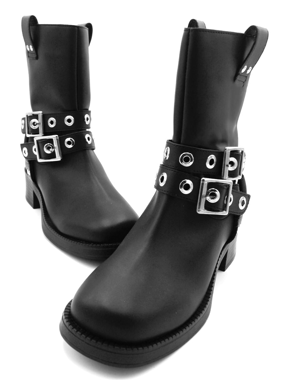 Botas casuales Bide en Piel vegana – Negro