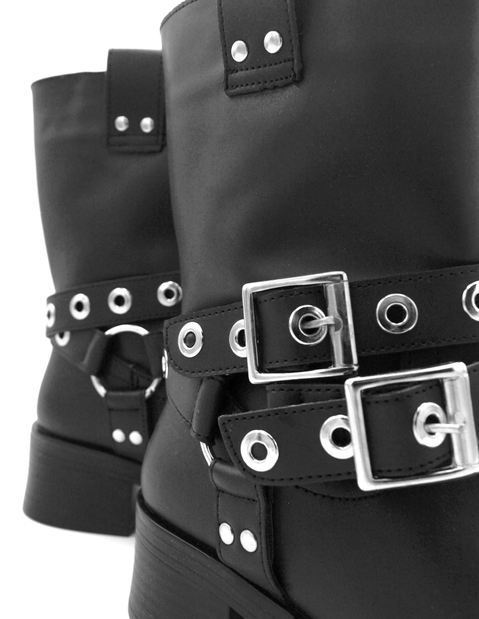 Botas casuales Bide en Piel vegana – Negro