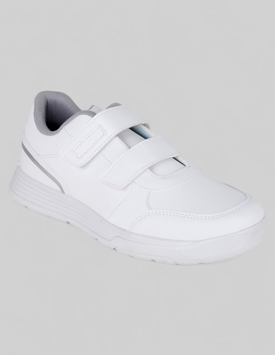Tenis sin cordones  Xoxo en Piel vegana – Blanco