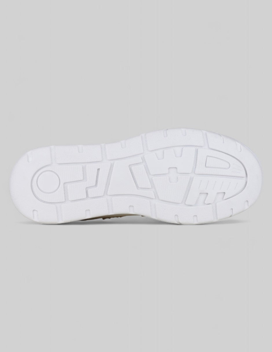 Tenis sin cordones  Xoxo en Piel vegana – Blanco