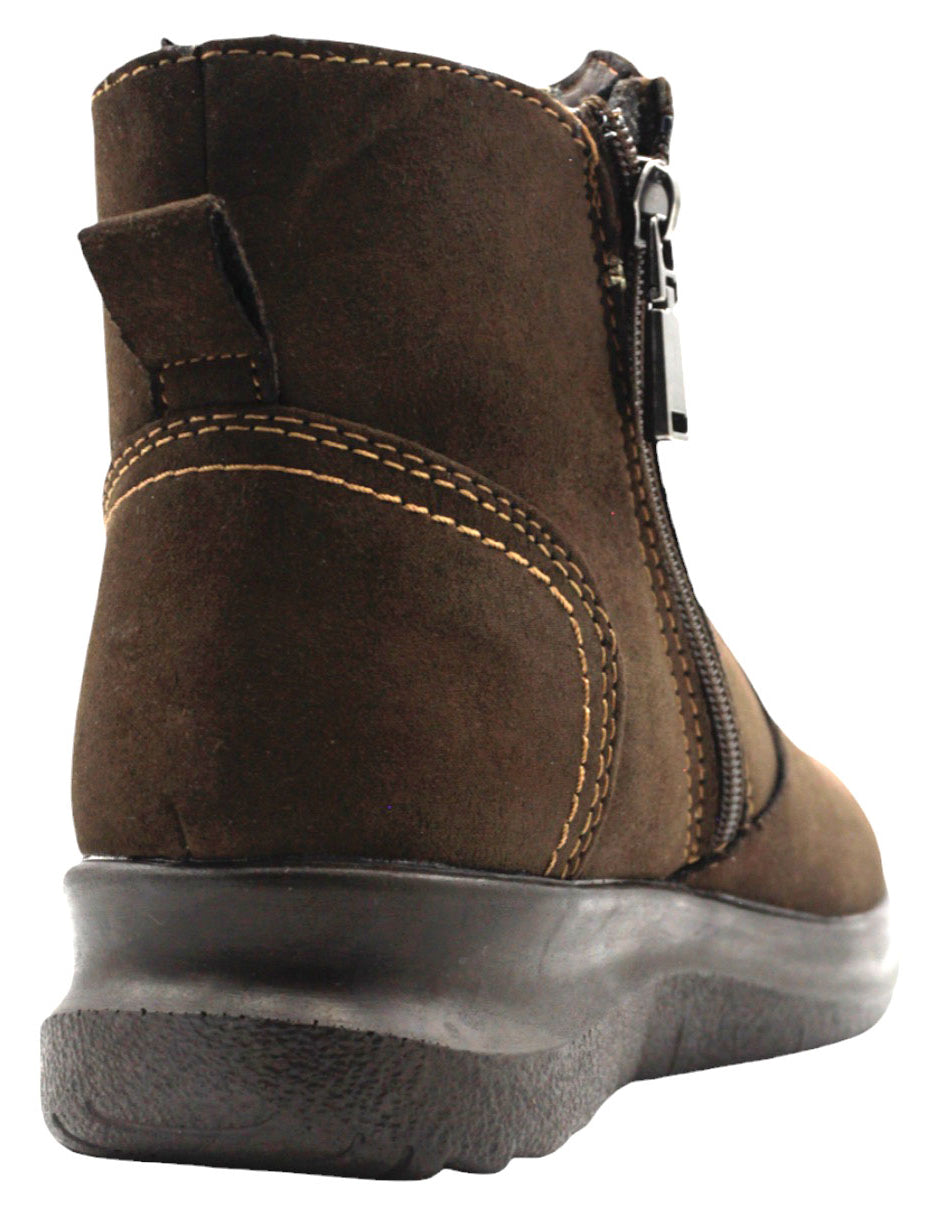 Botas casuales Nevada en Gamuza – Café