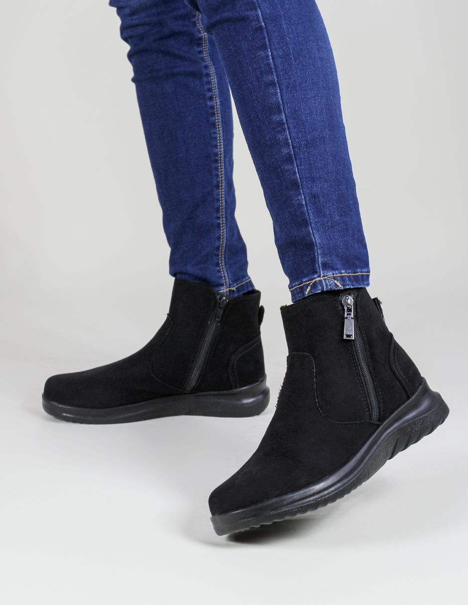 Botas casuales Nevada en Gamuza – Café