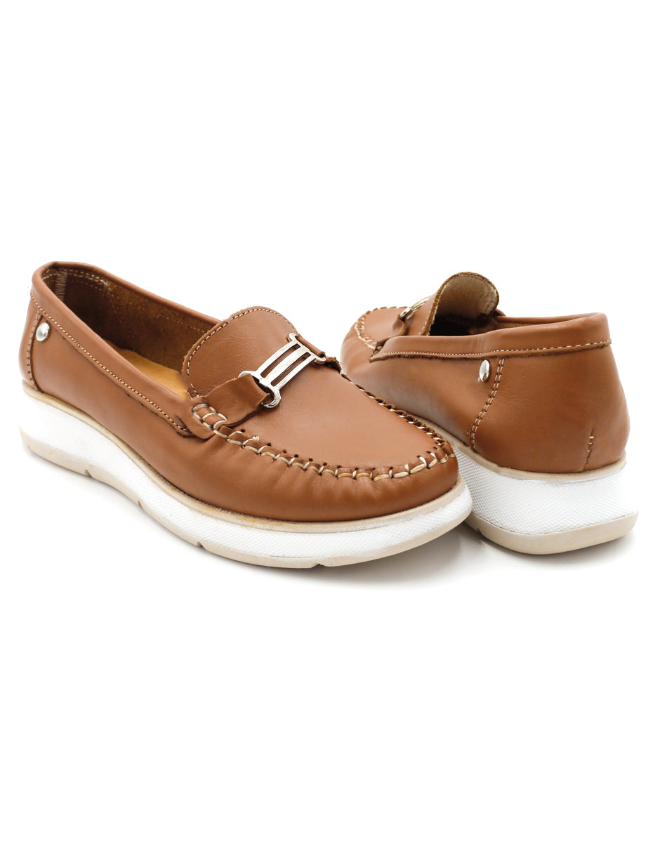 Mocasines Hond Made en Piel - Café
