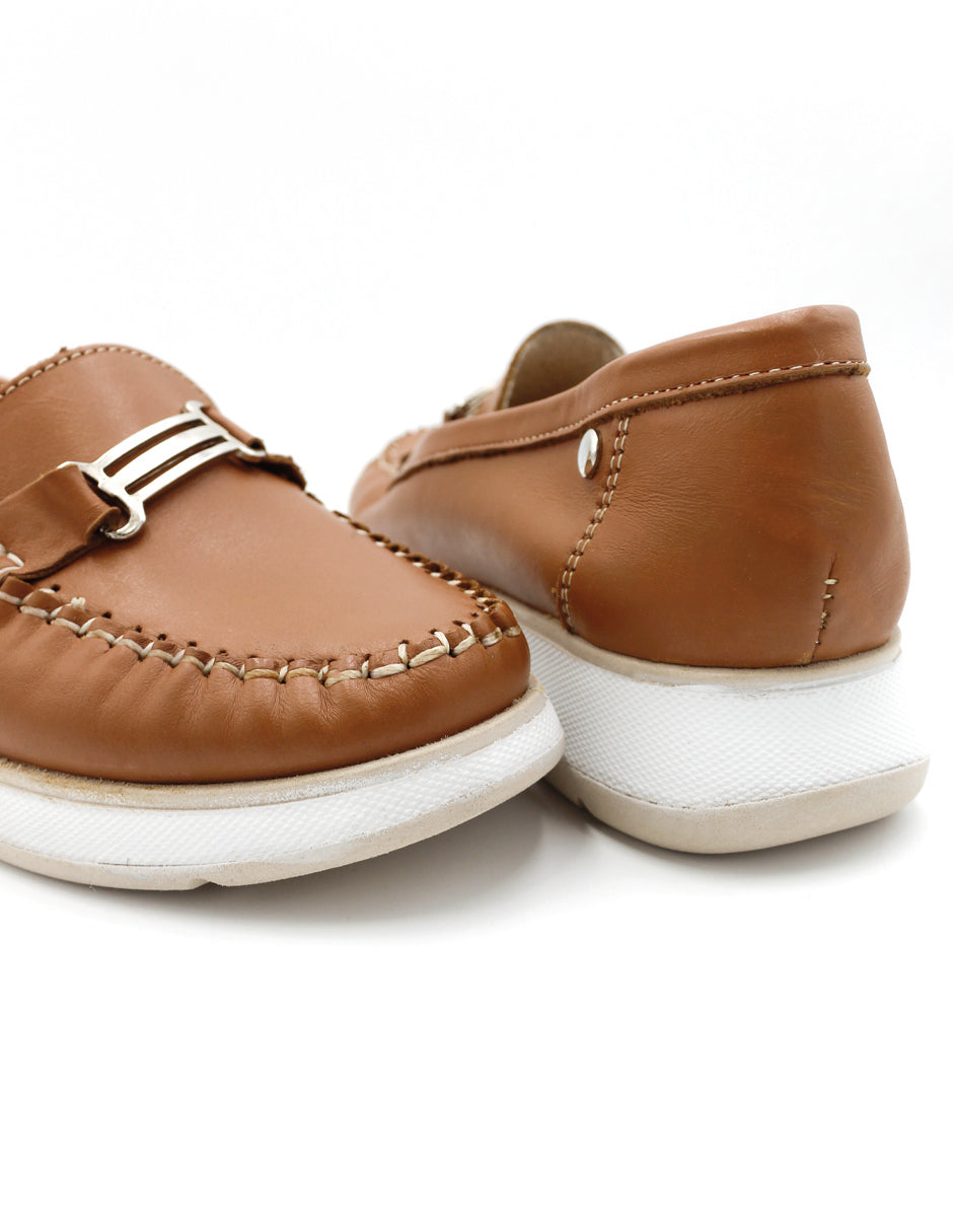 Mocasines Hond Made en Piel - Café