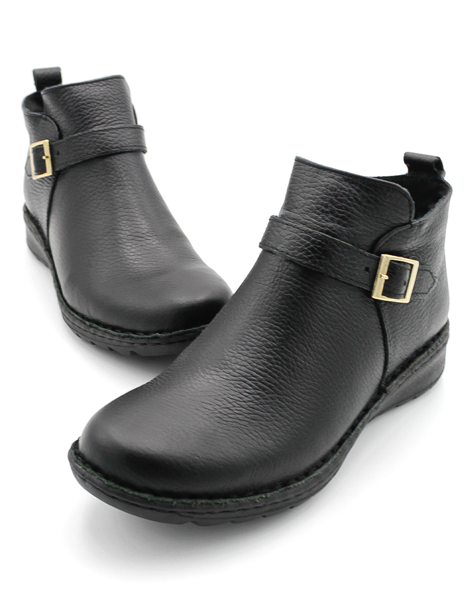 Botas casuales Nevada en Piel vegana – Negro