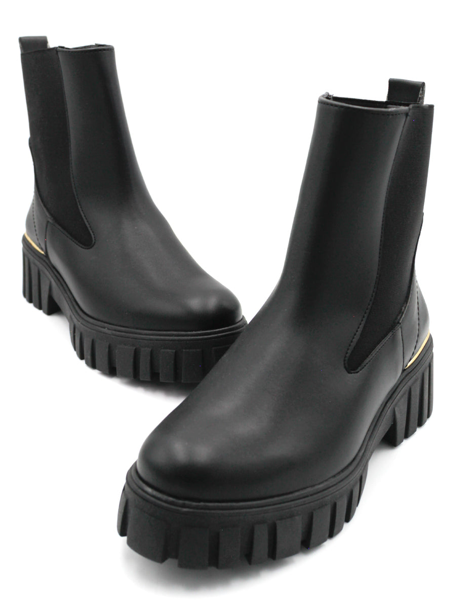 Botas casuales Dune en Piel vegana – Negro