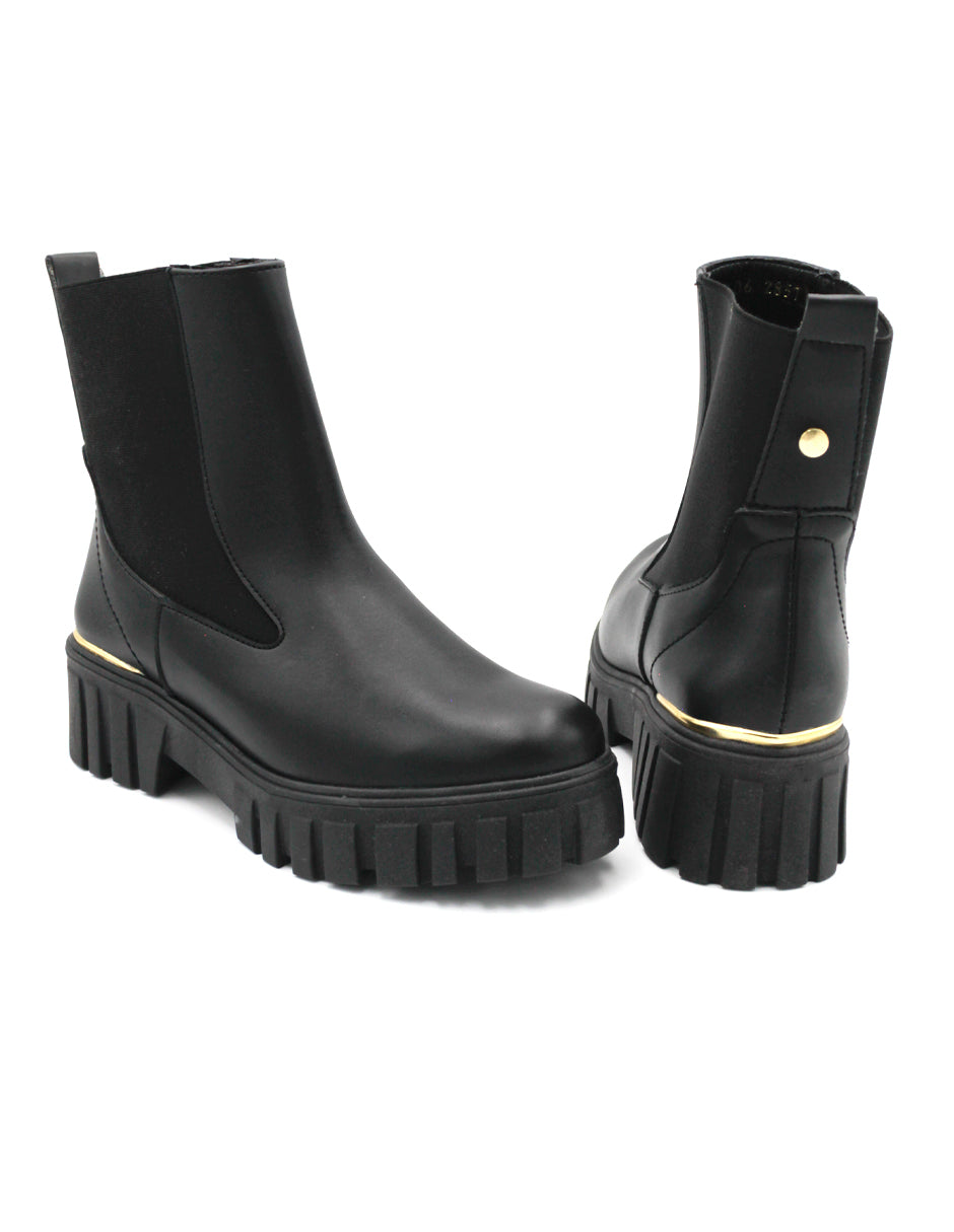 Botas casuales Dune en Piel vegana – Negro