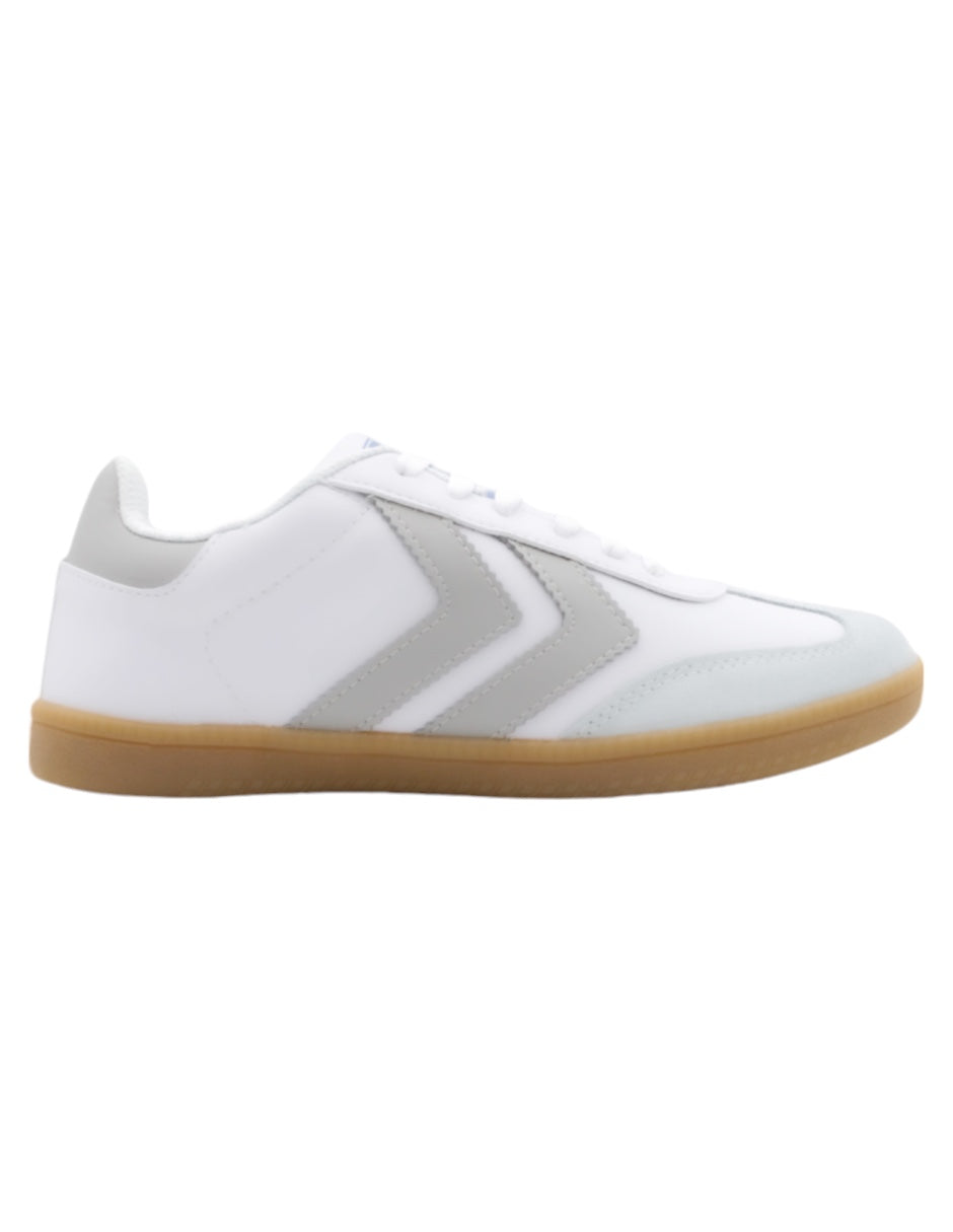 Tenis con cordones Sam en  Piel vegana - Blanco