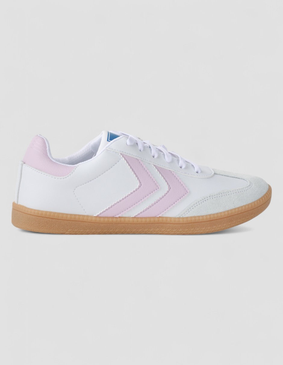Tenis con cordones Exterior Piel vegana Color Blanco Para Mujer De RBCOLLECTION
