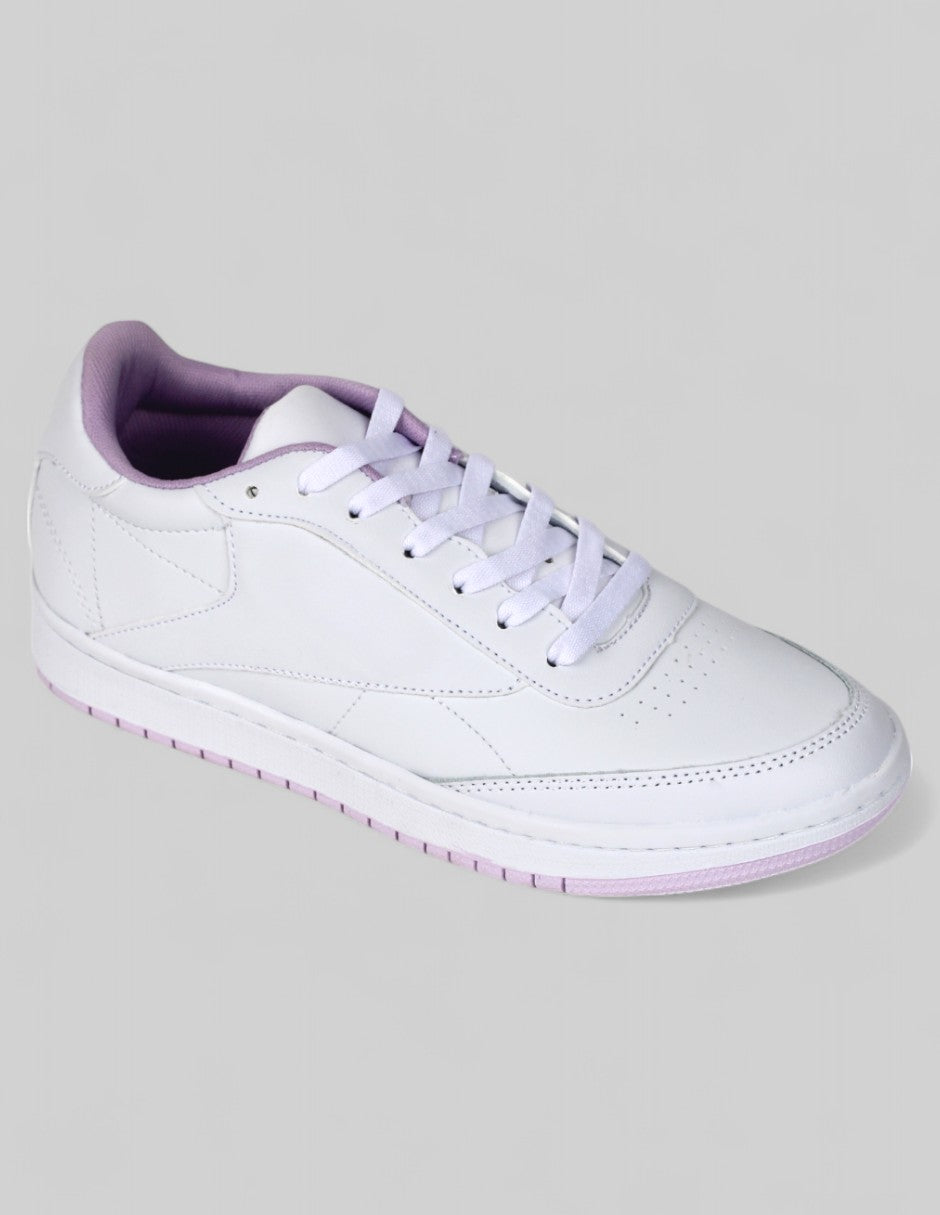 Tenis con cordones Urban Piel vegana - Blanco