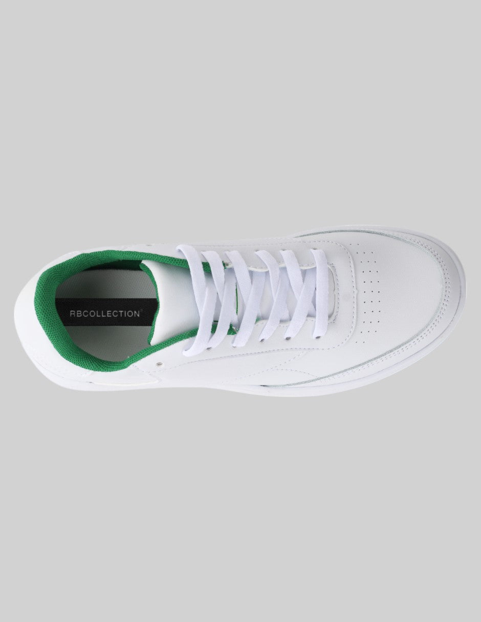 Tenis con cordones Romu Piel vegana - Blanco