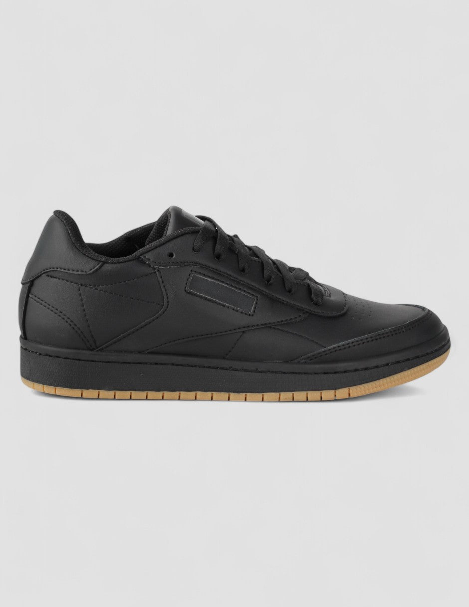Tenis con cordones Exterior Piel vegana Color Negro Para Mujer De RBCOLLECTION