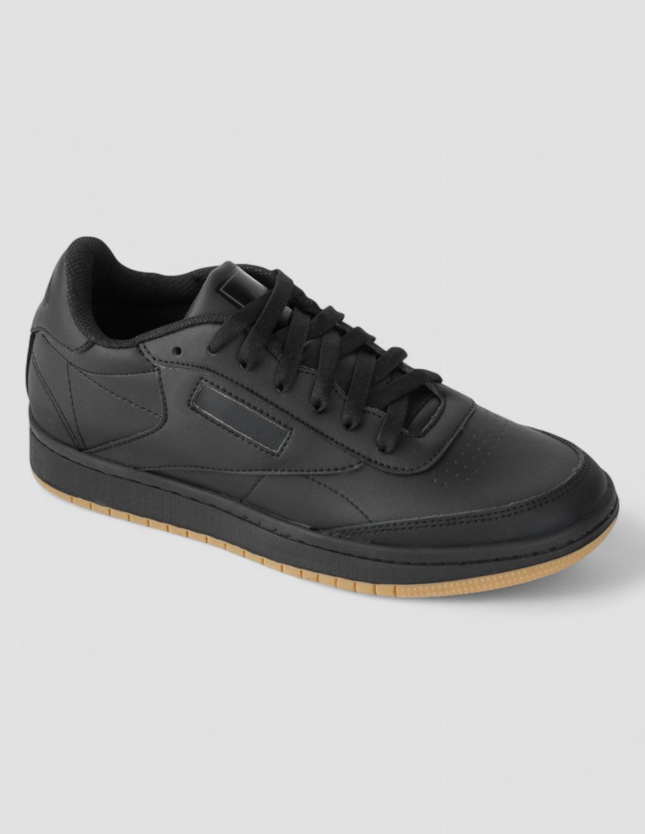 Tenis con cordones Romu Piel vegana - Negro