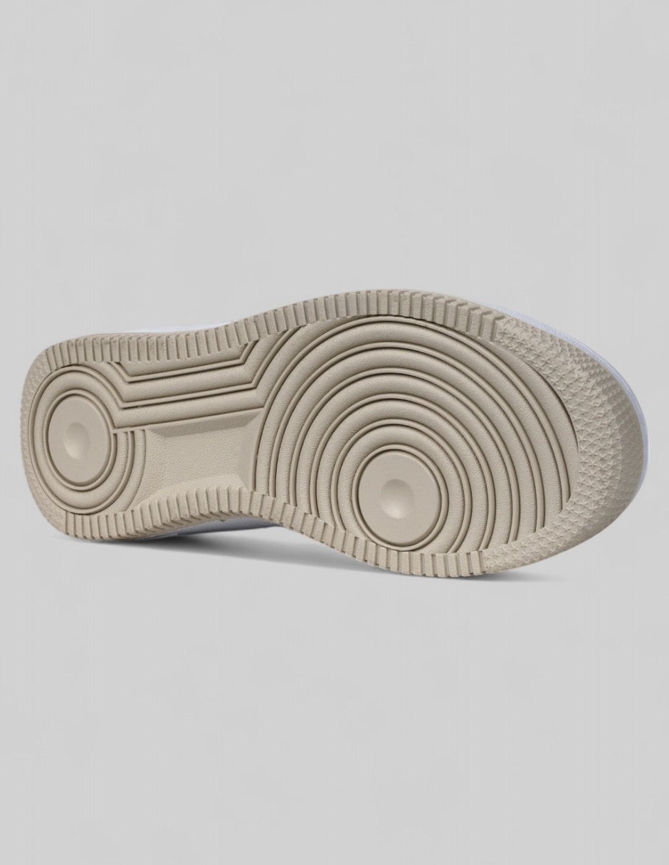 Tenis con cordones A&P Piel vegana - Beige