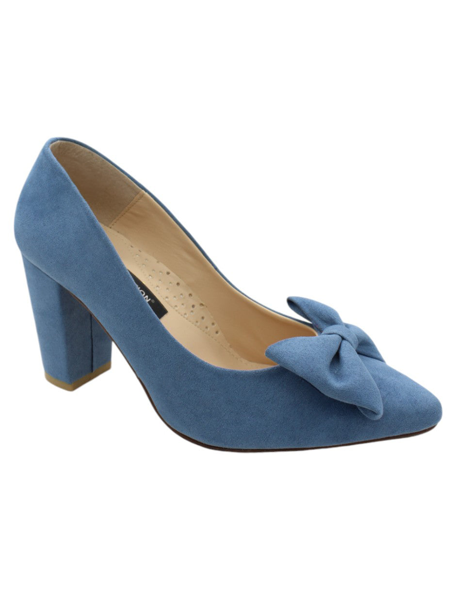 Zapatillas Exterior Gamuza Color Azul Para Mujer De RBCOLLECTION