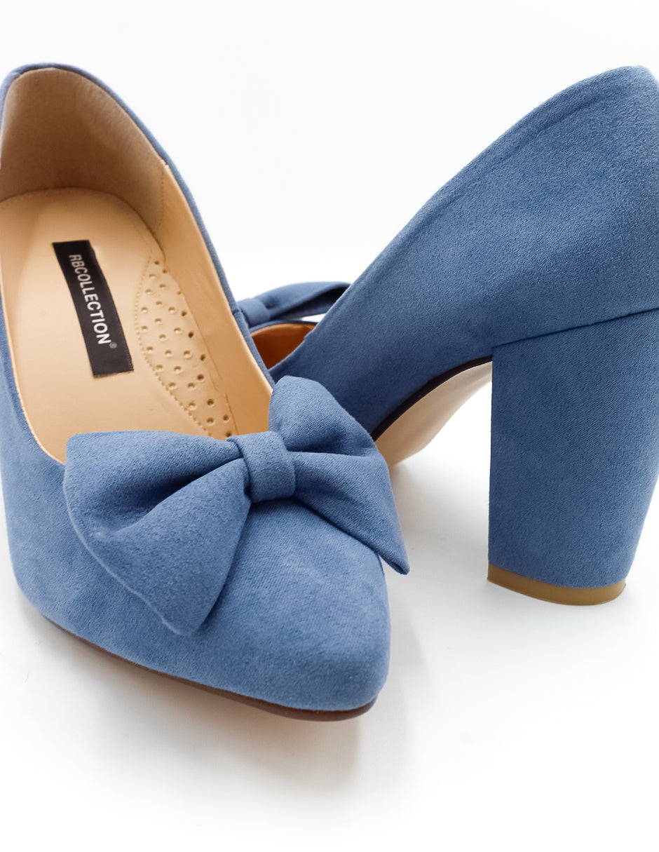 Zapatillas CROGUETTE en Gamuza – Azul