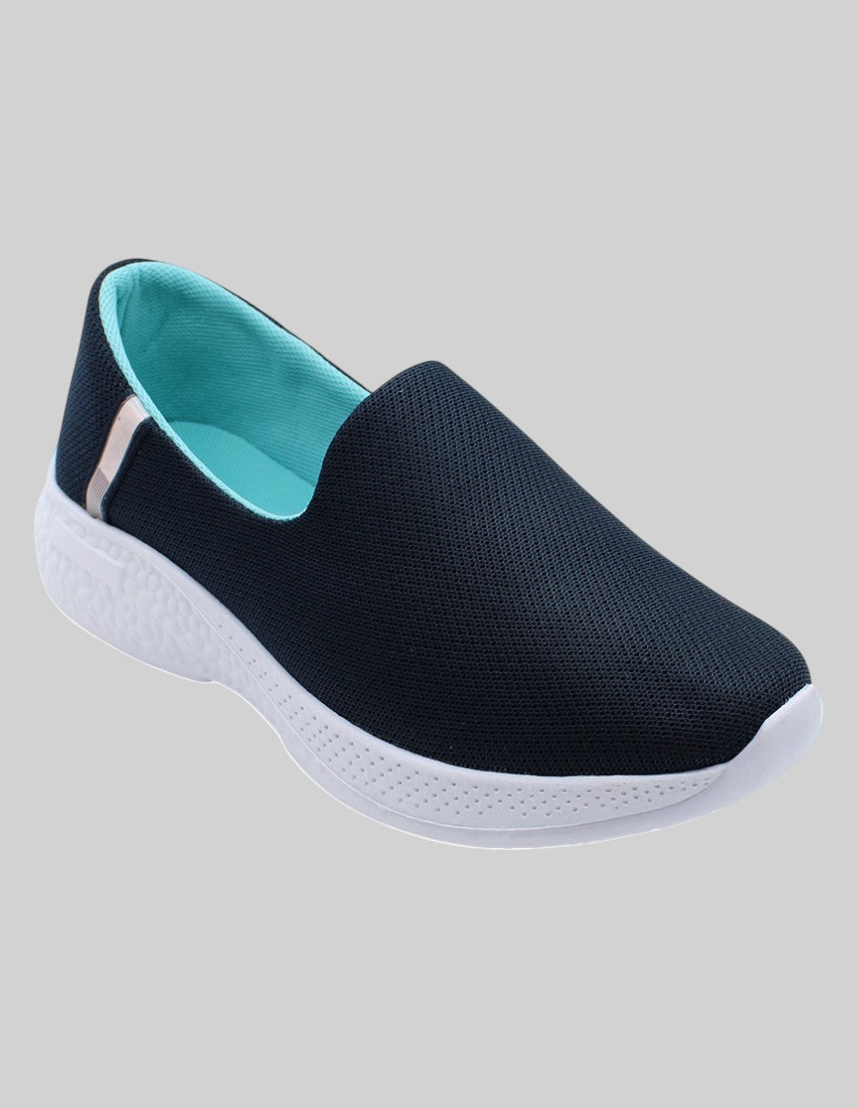 Tenis sin cordones Exterior Textil Color Azul Para Mujer De RBCOLLECTION