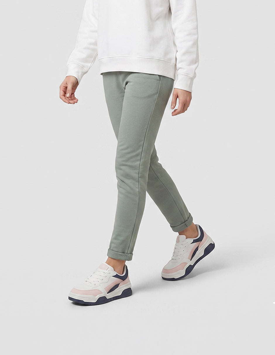 Tenis con cordones  Urban en Piel vegana – Rosa