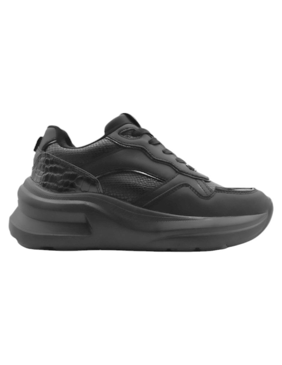 Tenis tipo deportivo  LADY en Sintético – Negro