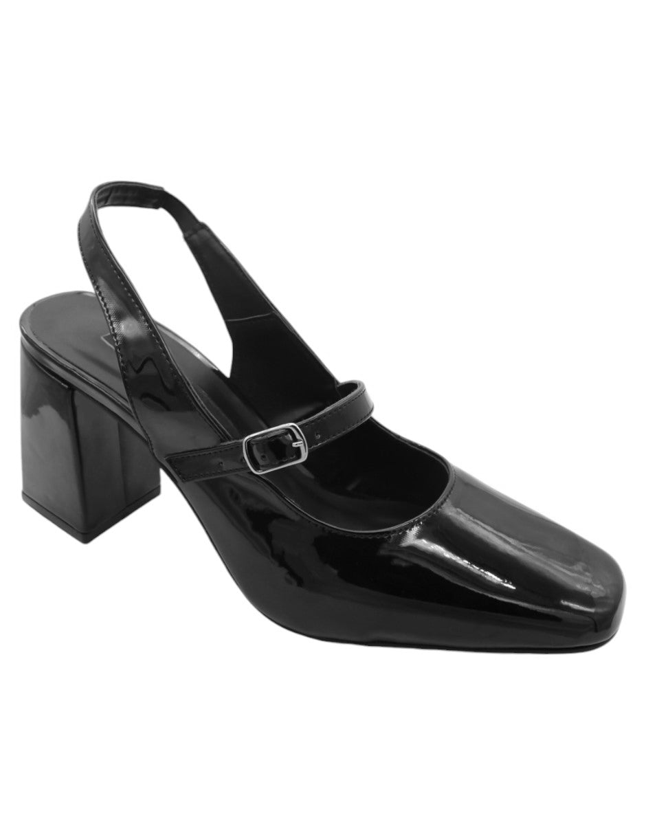 Zapatillas Exterior Charol Color Negro Para Mujer De RBCOLLECTION