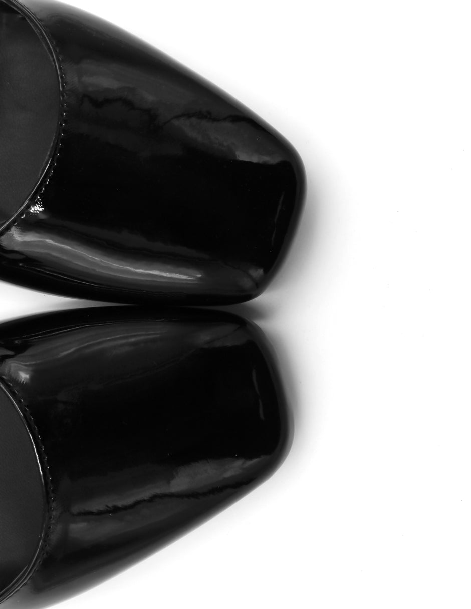 Zapatillas RICH en Charol – Negro