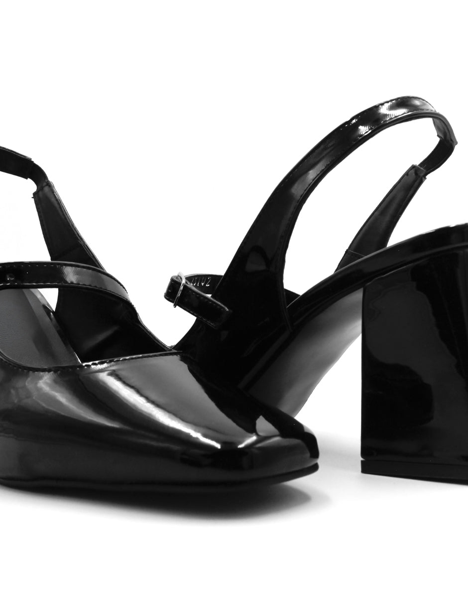 Zapatillas RICH en Charol – Negro